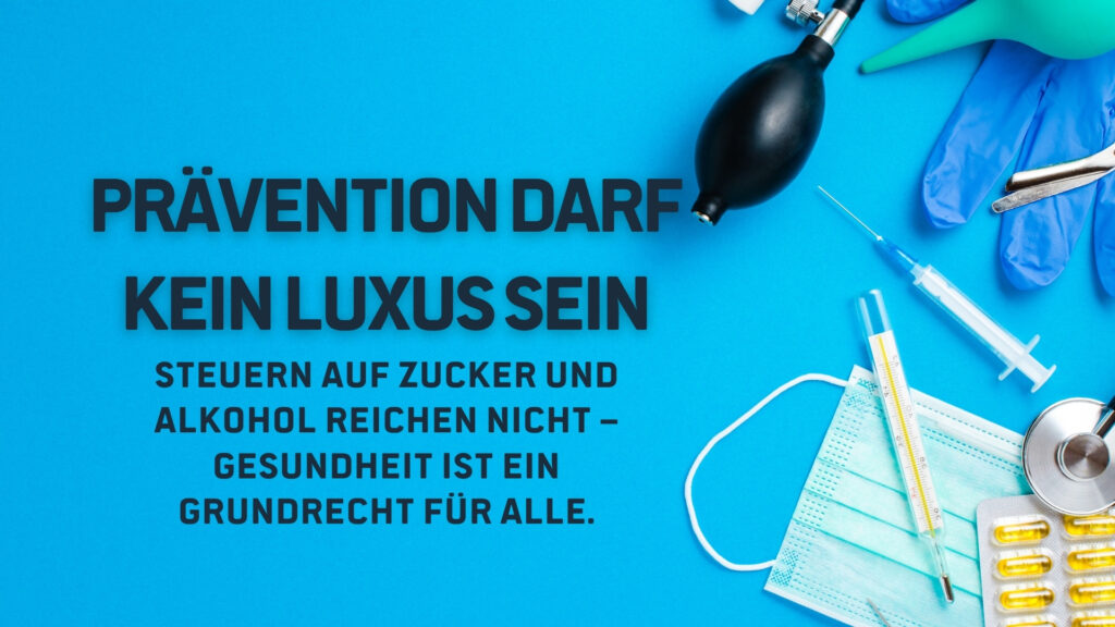 Prävention darf nicht zur Steuerfalle werden – und Gesundheit kein Luxus für Wohlhabende